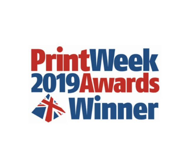 PrintWeek 2019 Awards winner logo