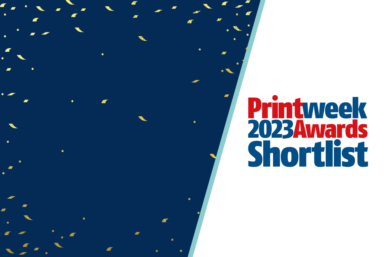 The logo for the Print Week Awards 2021 shortlist.