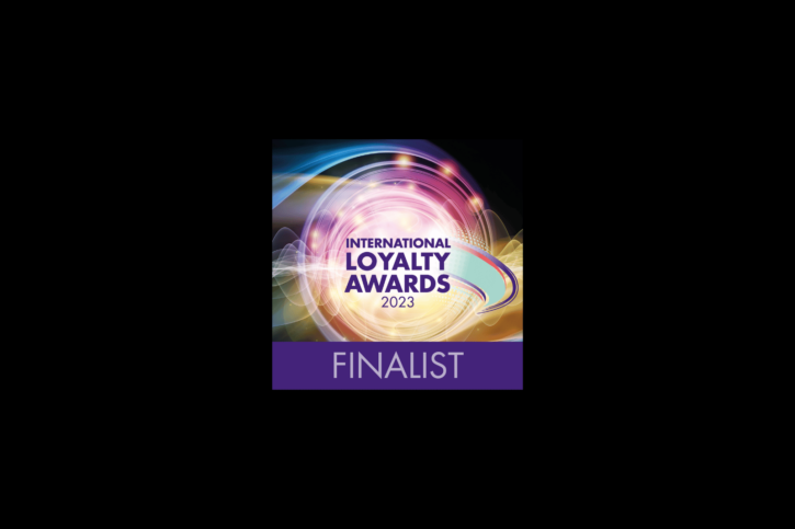 The double finalist logo for the International Loyalty Awards.