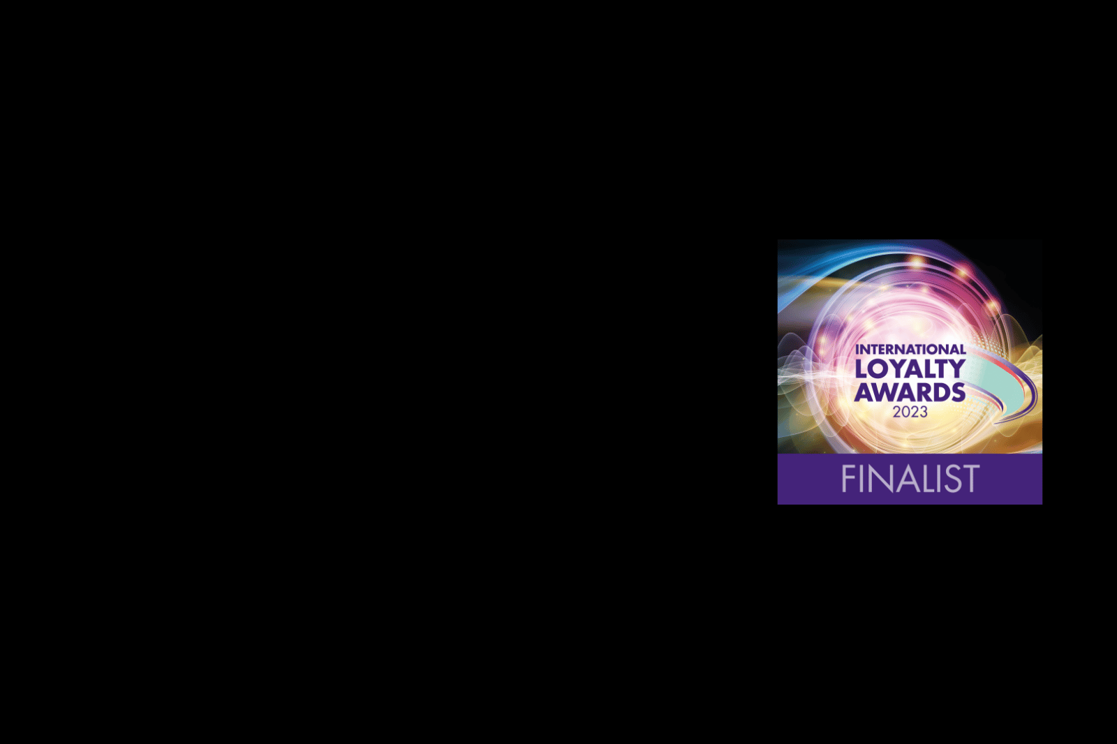 The logo for the Double International Loyalty Awards is shown on a black background.