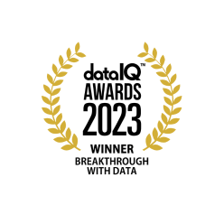 Dataq awards 2023 winner breakthrough with data, recognizing their outstanding achievements.
