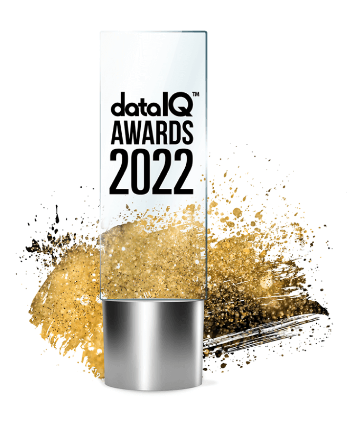 dataIQ awards 2022 trophy