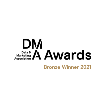 A black background with the words bronze award winner 2021.