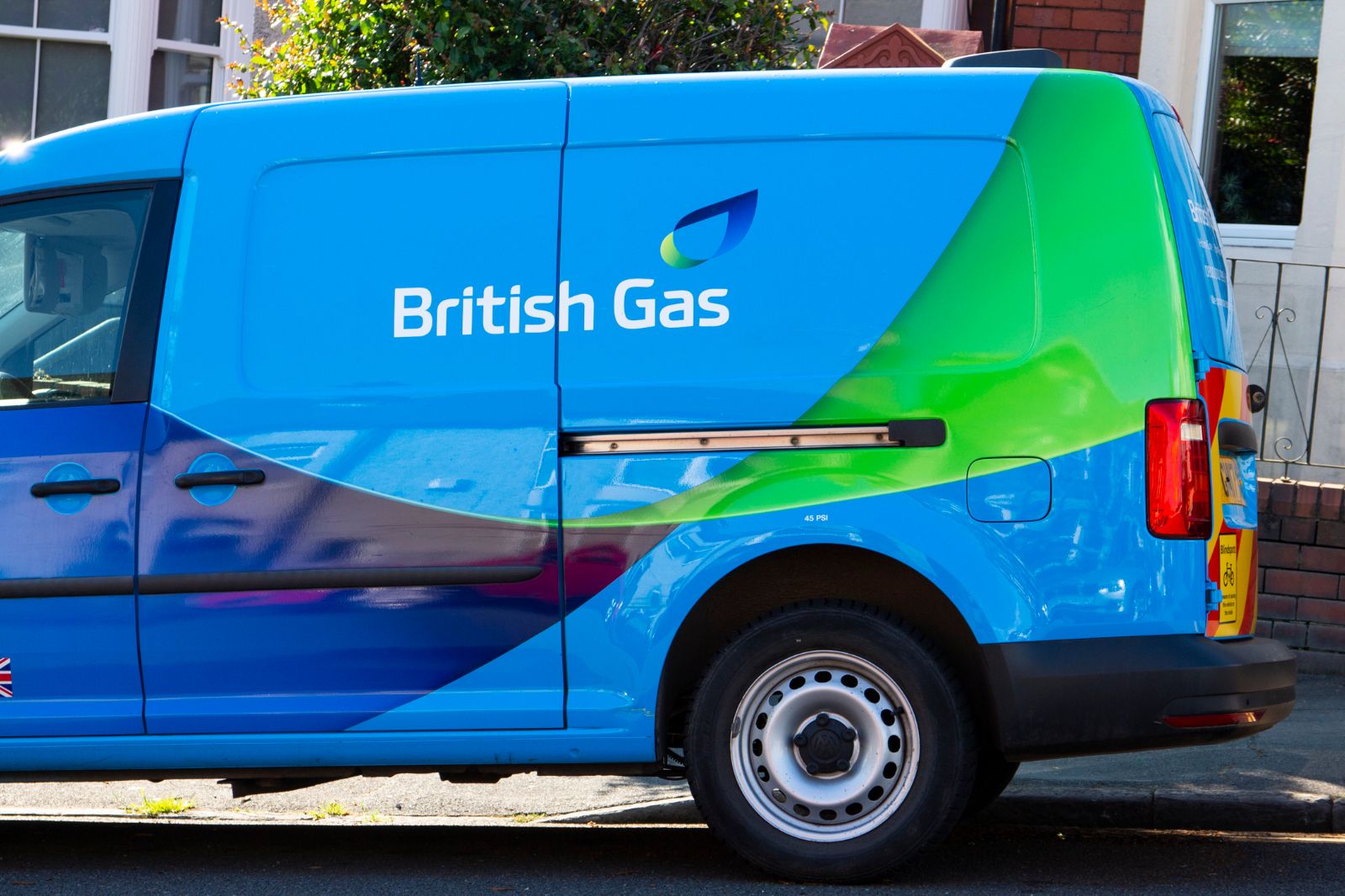 British gas van.