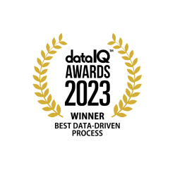 Dataq awards 2021 winner for best data driven process.